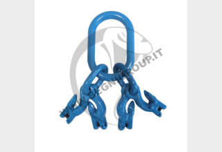 G10D4G - ANELLO OVALE G100 CON 4 ACCORCIATORI