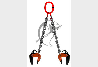 C082TBL - Braca in catena 2 tratti con pinze TBL