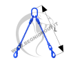 vendita online C102KB - G100 SLING 2-LEGS | SWIVEL SELF-LOCKING HOOKS