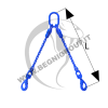 vendita online C102KB - BRACA G100 2 TRATTI | GANCIO GIREVOLE SELF-LOCKING