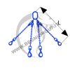vendita online BRACA G100 4 TRATTI | GANCIO GIREVOLE SELF-LOCKING