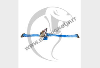 Ancoraggio 50mm con tenditore e ganci tendex